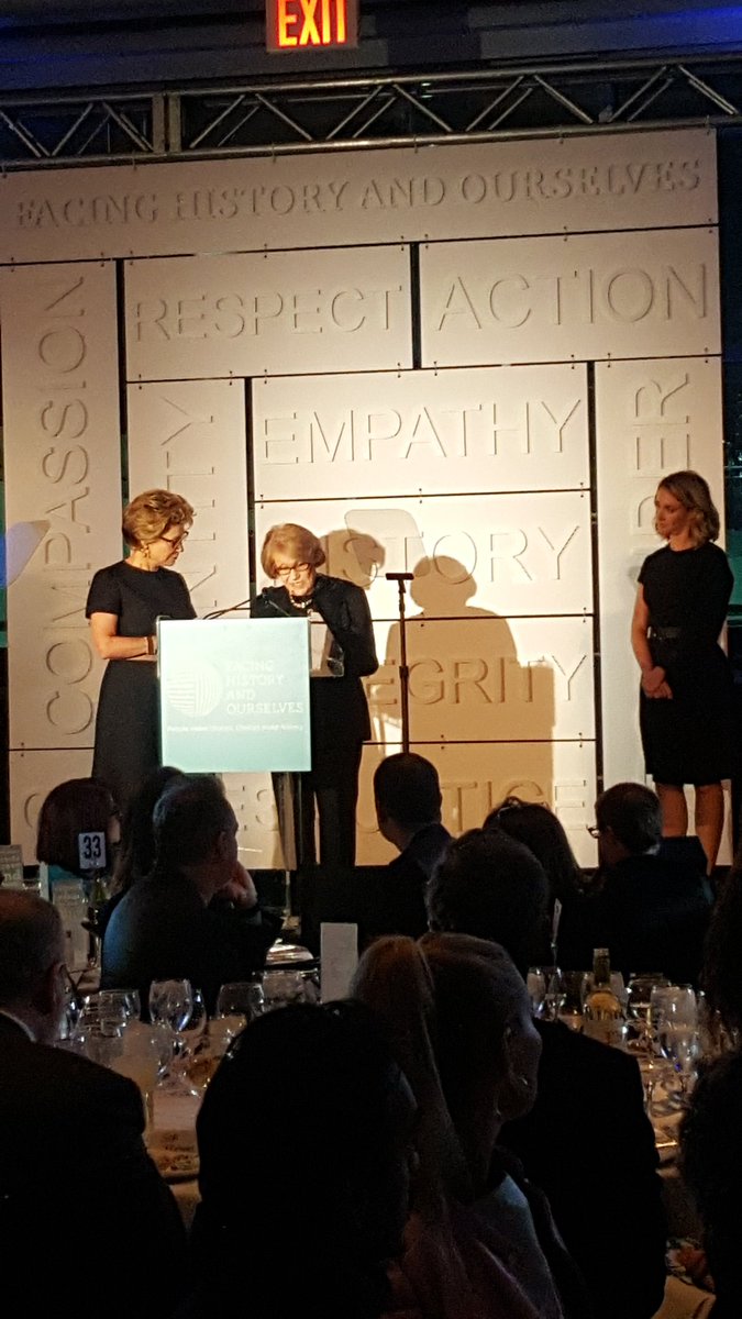 FacingHistoryNY's tweet photo. Holocaust survivor Esther Peterseil, her daughter, & granddaughter share why her story is relevant today #facingtoday https://t.co/Oeeksb74xk