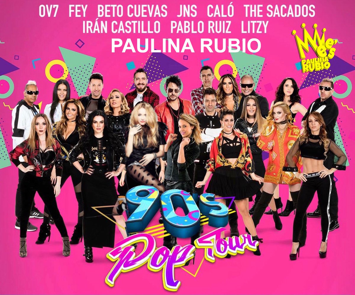 memesdepaurubio's tweet photo. Listos mañana #Merida con el @90sPopTour  con la participación especial de la reina 👸 @paurubio #PaulinaRubio #90sPopTour @BOBOProduccion https://t.co/47yD8eWq7v