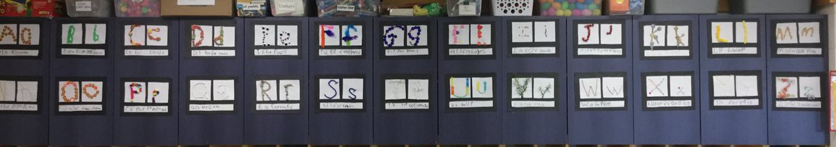 K_Grant18's tweet photo. I am so happy with our new alphabet wall!! #HSDlearns #childmade #kinderadventures #looseparts @WoodlawnHSD https://t.co/aw4XxjQTvK