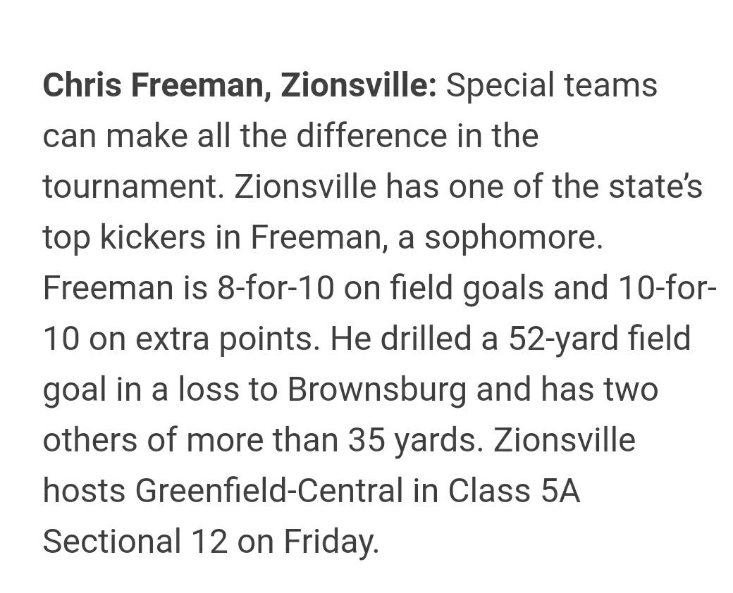 IndyStar showing are kicker some love! 🤘💯