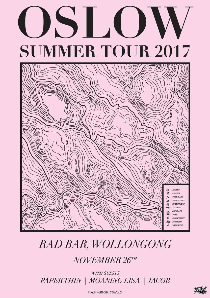 PaperThinNC's tweet photo. We are playing two massive shows with Oslow &amp; Moaning Lisa next month! Tickets on sale now! https://t.co/fqcocTO89Z