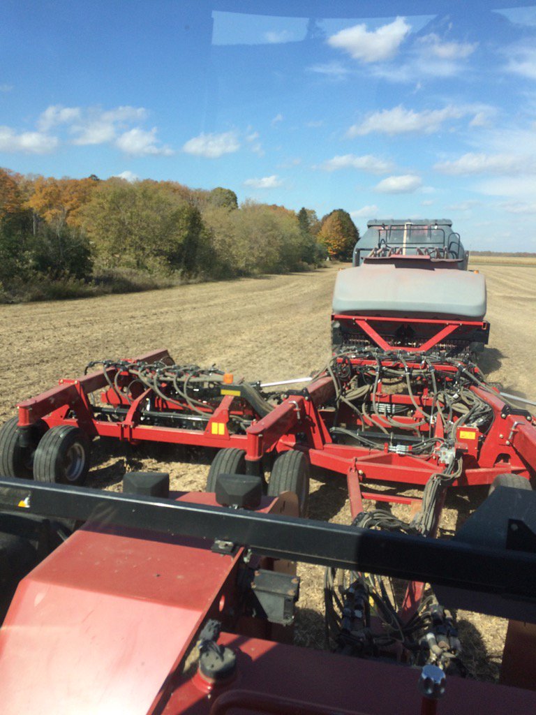 carncroft's tweet photo. Planting wheat and listening to the Hip https://t.co/7s8grfM2xq