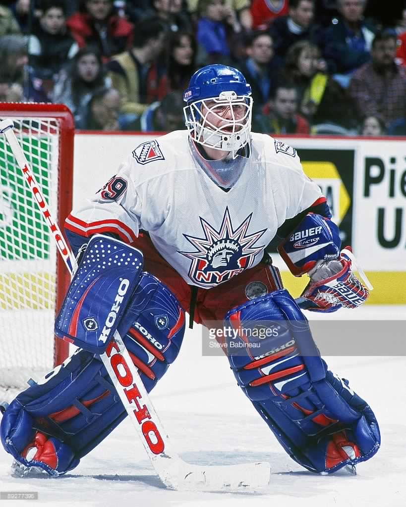 Dan Cloutier Rangers — Game Worn Goalie Jerseys