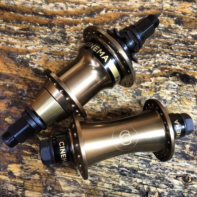 transitionbmx's tweet photo. Gold Cinema FX Freecoaster &amp; VX Sealed Front Hub. 👌 https://t.co/EemGbvqOAD