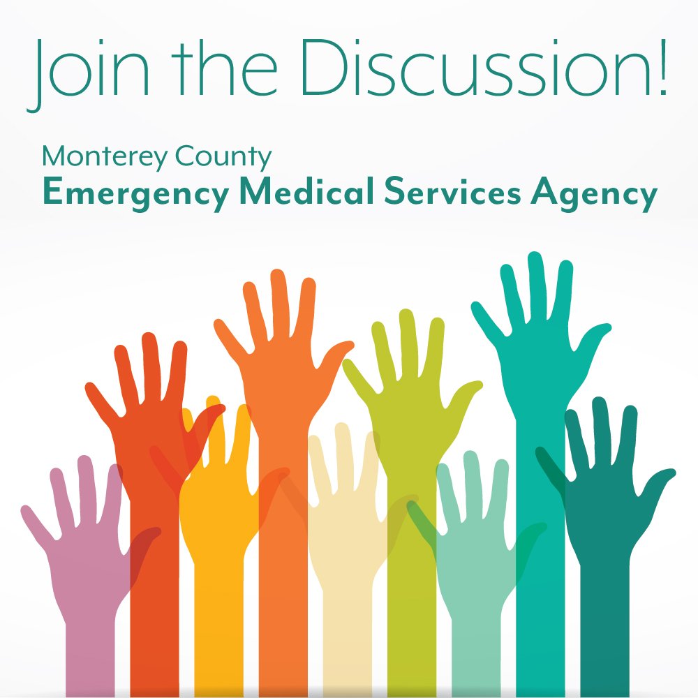 mocoemsa's tweet image. We will be at the Greenfield Civic Center tonight from 6:30 to 8 we want to know what you think about the EMS system co.monterey.ca.us/Home/Component…