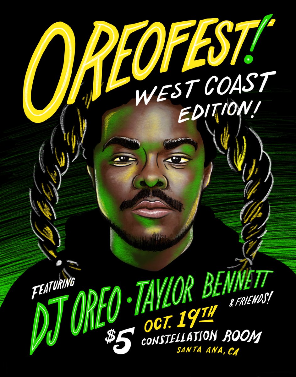 DJoreo's tweet photo. L.A #oreofest is tonight I brought my lil bro @_TaylorBennett with me https://t.co/dKfHIbUcpR