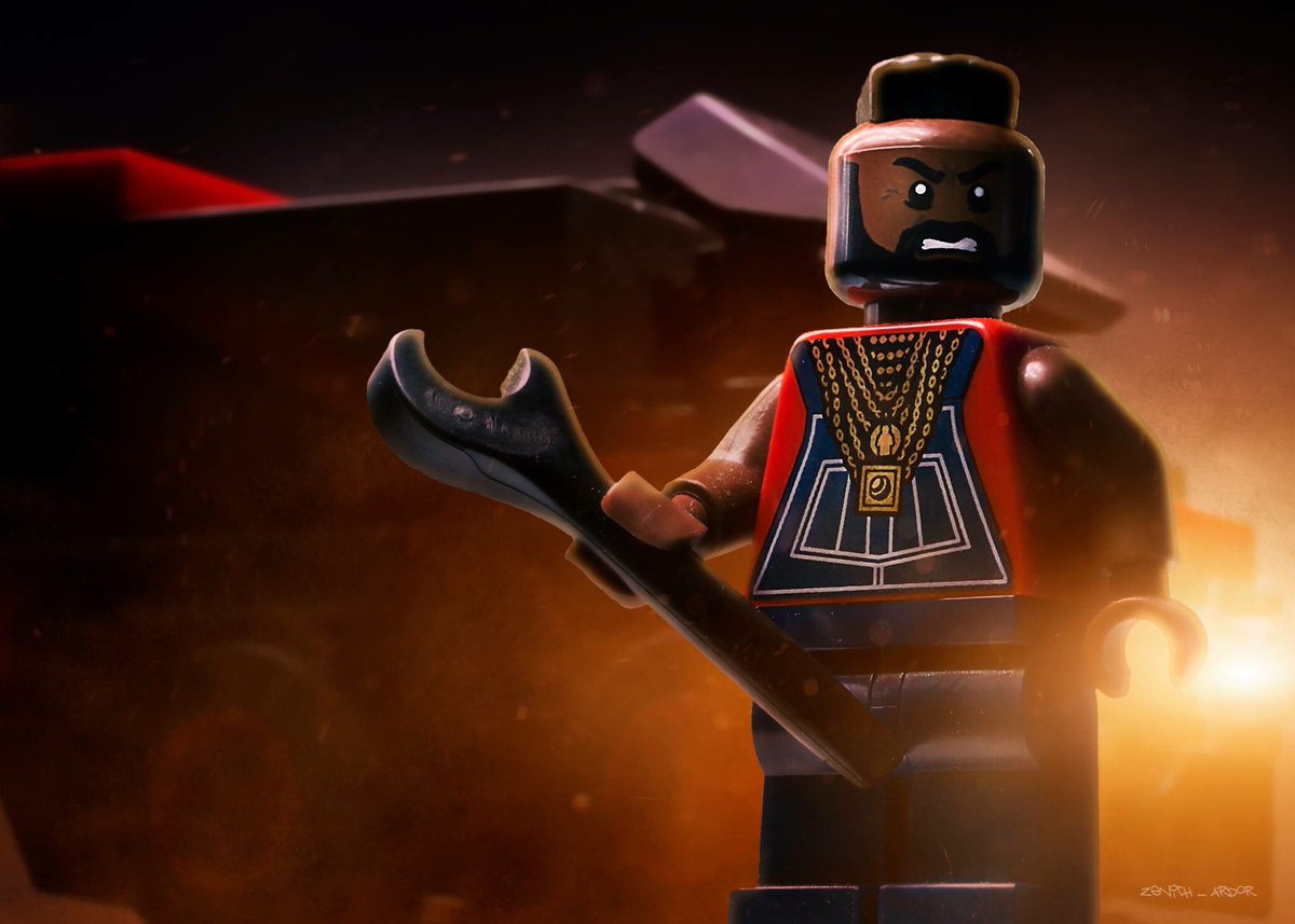 Zenith_Ardor's tweet photo. Dusting off some cobwebs with this #mrT edit. @lego #ateam #pitythefool #photoshop https://t.co/jtLqogntPM