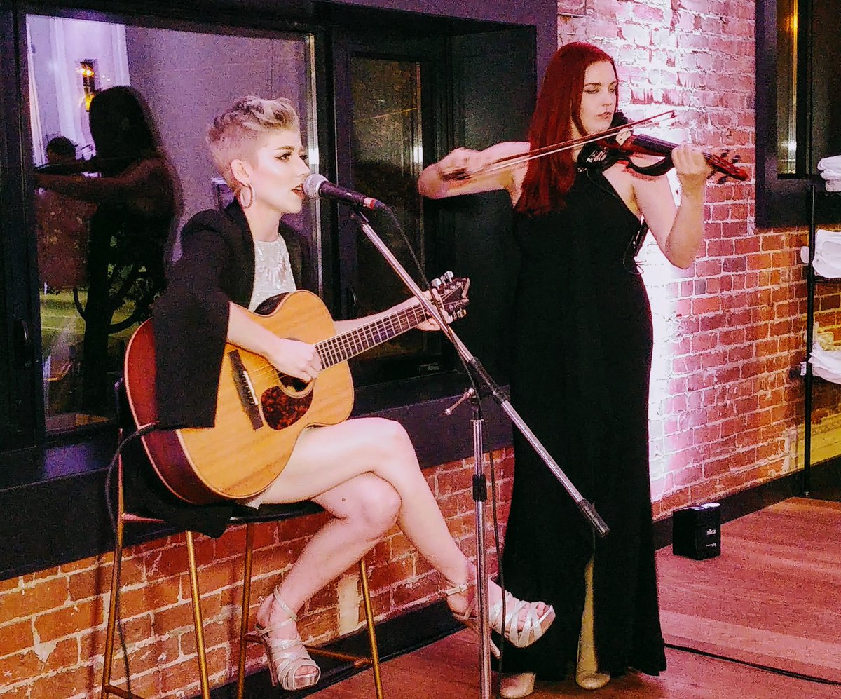 FazeMagazine's tweet photo. Enjoying a fabulous version of I Can't Feel My Face by these two lovely ladies at @LGCanada #LGV30 showcase.π±π #brilliant #moreiscalling https://t.co/S90OO9x8FQ