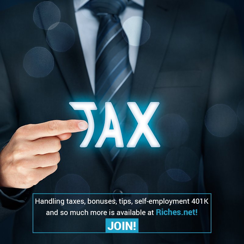RichesNet's tweet image. Handling #taxes, #bonuses, tips, self-employment 401K and so much more is available at Riches! Join! riches.net/forum/23-accou…
