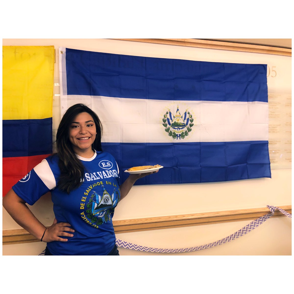 DUGammas's tweet photo. Our sister showed off her Salvadoran pride today as she volunteered at this year's Taste of Latin America #cultureIsPride #prideIsSuccess 🇸🇻 https://t.co/S7FUJuxBBs