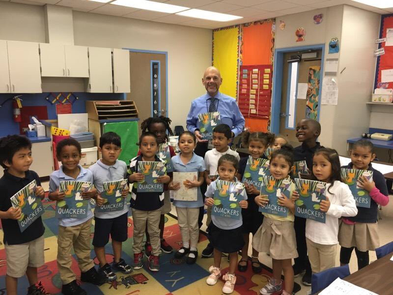Dr. Strauss read for the record at Lloyd Estates!