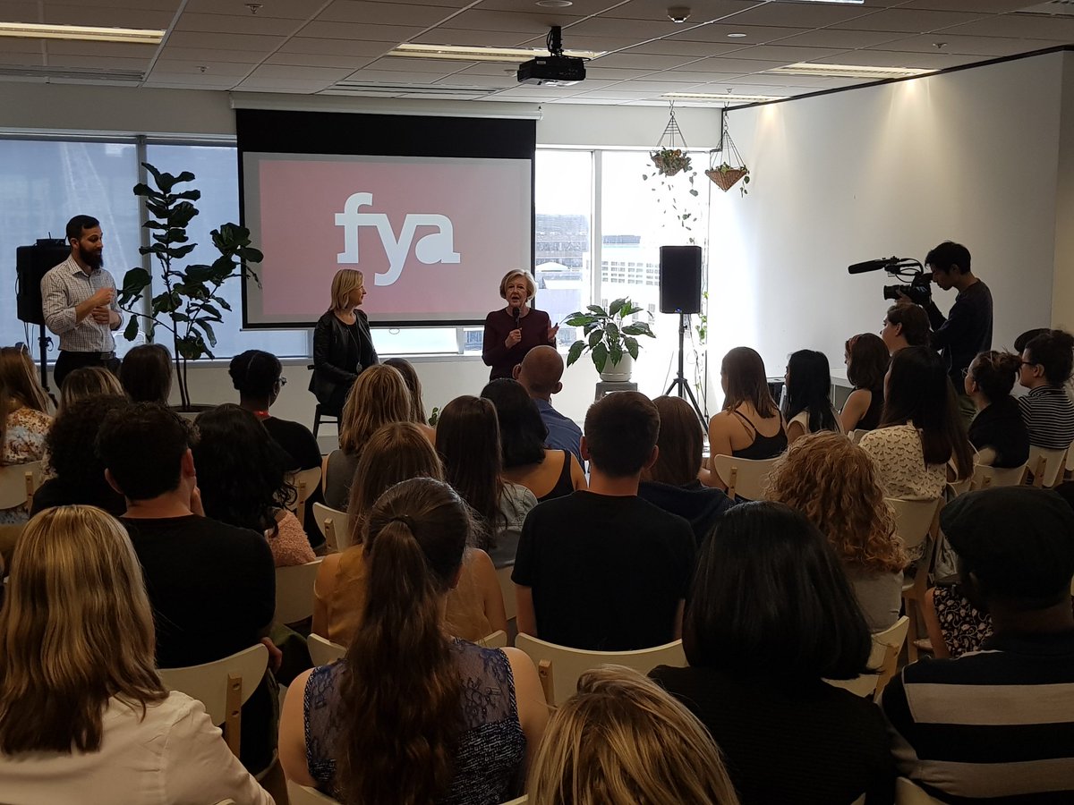 Mattbenetti's tweet photo. Captivating discussion with @GillianTriggs and @JanOwenAM at #YSP2017 @fya_org https://t.co/X0D9AIUeN9