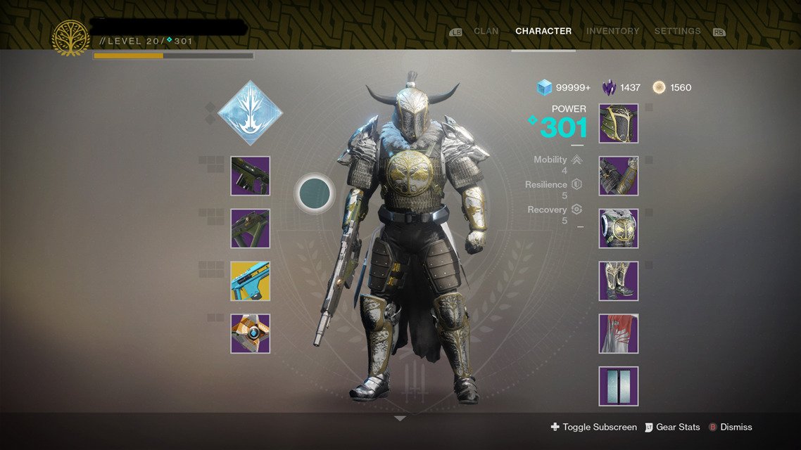 El_Diablo_616's tweet photo. had to block out my gamer tag haha #Destiny2  #titan https://t.co/rIO3gcQmcG