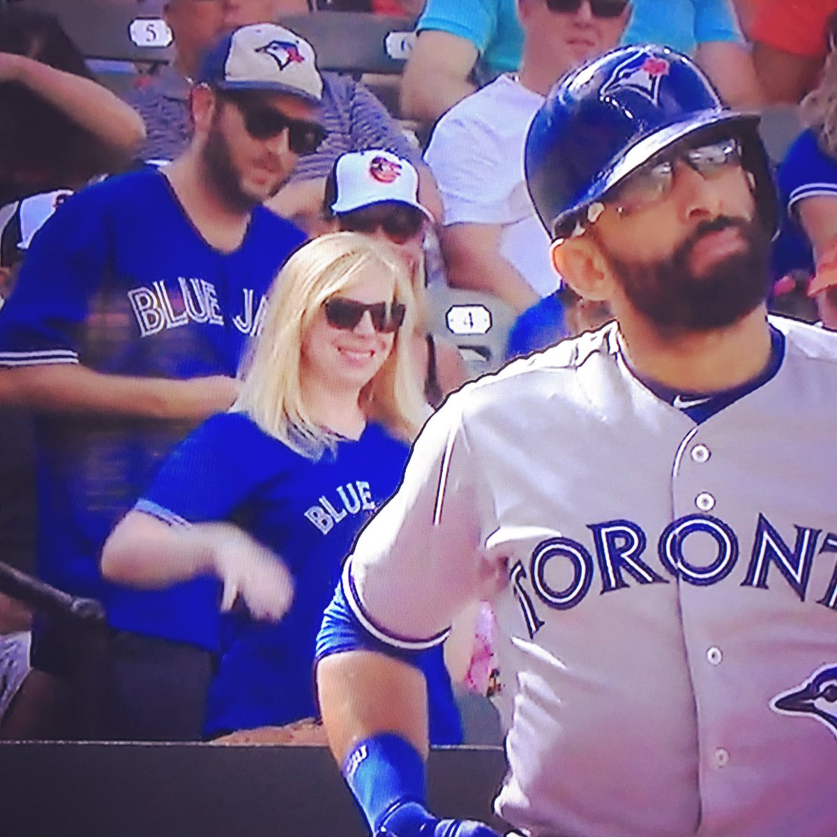 karenokeefe19's tweet photo. #happybirthday to my #greatestbluejay @JoeyBats19 - so happy we share a birthday!  Birthday shoutout to @jahapp1 too! https://t.co/jmmAjv6LjL