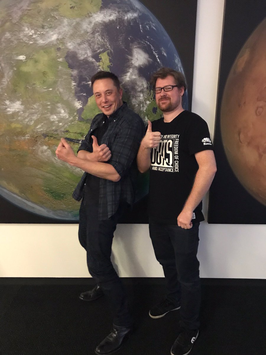 JustinRoiland's tweet photo. Thank you for being a humble genius, a dreamer, and a beacon of hope for humanity @elonmusk https://t.co/fuPfbgJjXr