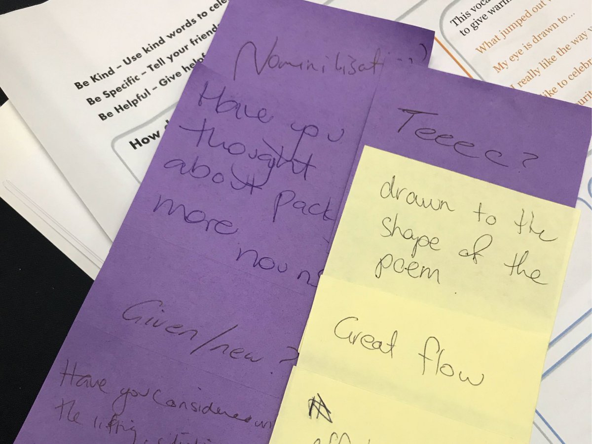 pipcleaves's tweet photo. When @KKHSprojectNEST staff give their literacy instructional leader feedback it’s bound to have TEEC and nominalisation! #ProjectNEST17 https://t.co/ydwe8eOh3X