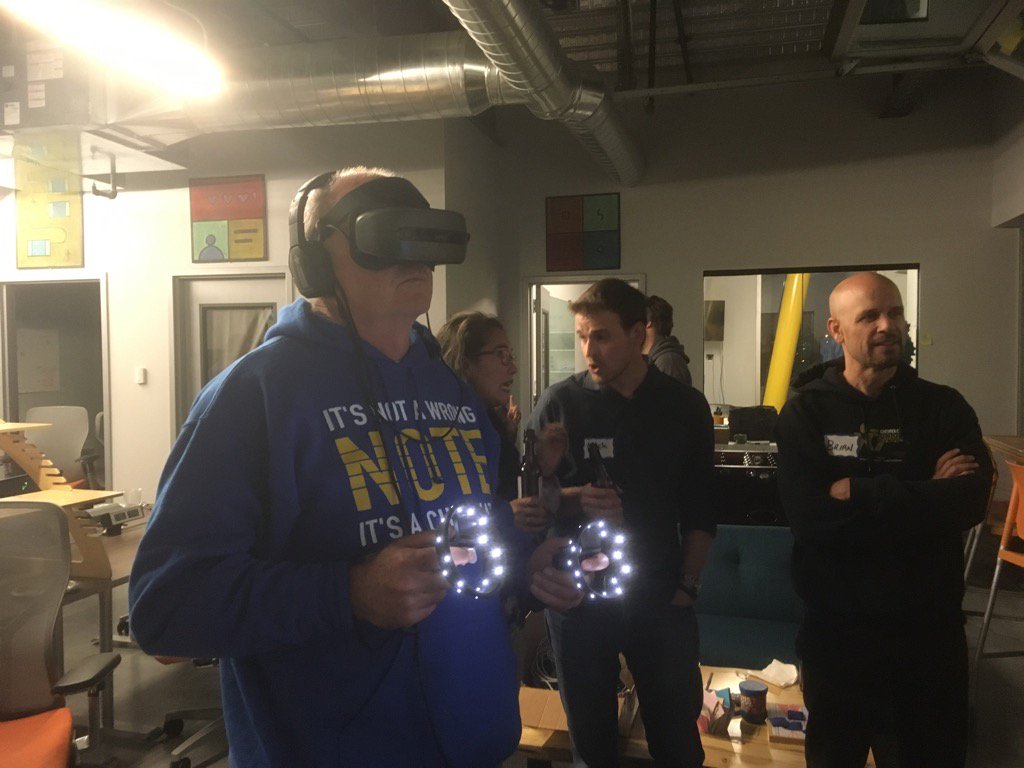 Learning about the latest in mixed reality with@Microsoft at <a href="/edgarageco/">edGarage</a>