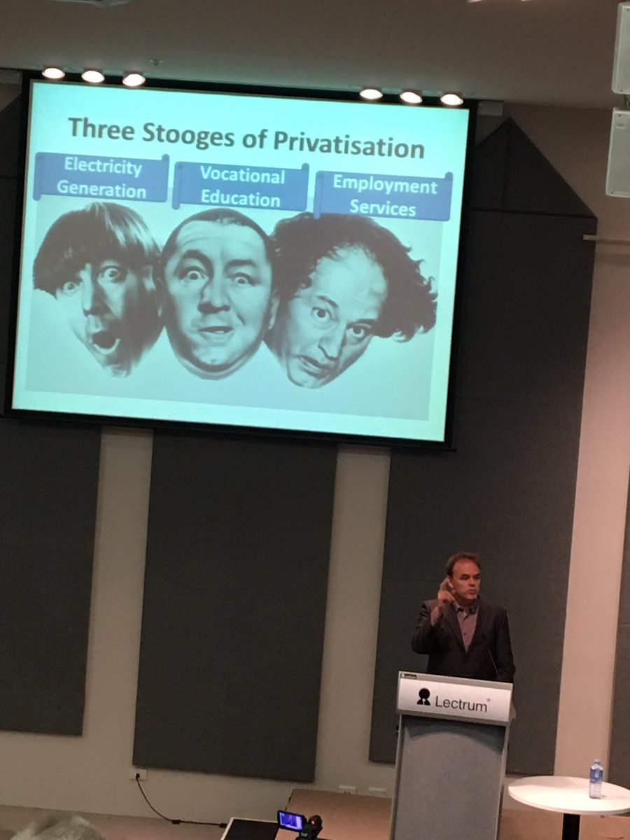 disuthdialogue's tweet photo. Privatisation wreaking havoc on on three key areas including VET #FutureofTAFE https://t.co/6c4UFcRNd9