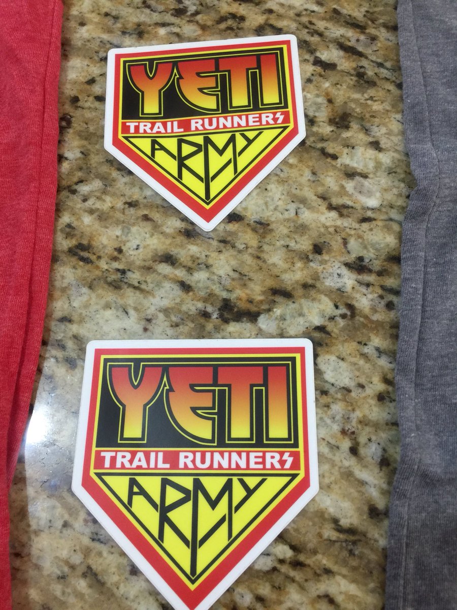 TRU_Runners's tweet photo. So stoked to have received these awesome T-shirts in the mail from @yeti_runners; cant wait to show them off after next weekend’s 50K run. https://t.co/N9pokxXAek