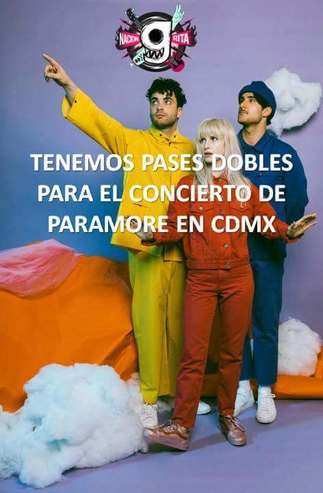gritafuerte's tweet photo. En un rato decimos el siguiente paso para ganar boletos de Paramore. Sale, besos, bye, los amo. ❤ https://t.co/JA6TJGBWFQ