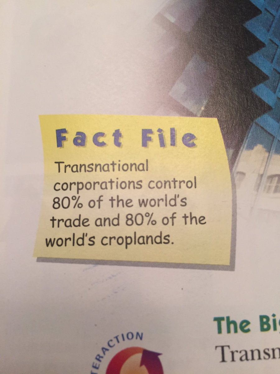 crosbydevitt's tweet photo. Shocked by the anti-farming content in my son's grade 8 geography textbook. They call pesticide use 'carpet bombing' &amp; claim organic better https://t.co/pUXBDtBNgT