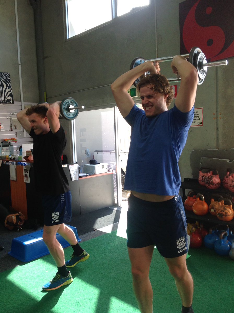 jabews's tweet photo. Great having @GeelongCats @JedBews24 in our @insyncfit gym this morning @BuddyUpStyleFit #offseason #training https://t.co/Oa3ceR3opy