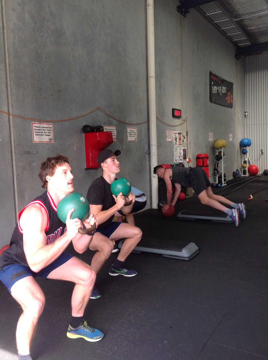 jabews's tweet photo. Great having @GeelongCats @JedBews24 in our @insyncfit gym this morning @BuddyUpStyleFit #offseason #training https://t.co/Oa3ceR3opy