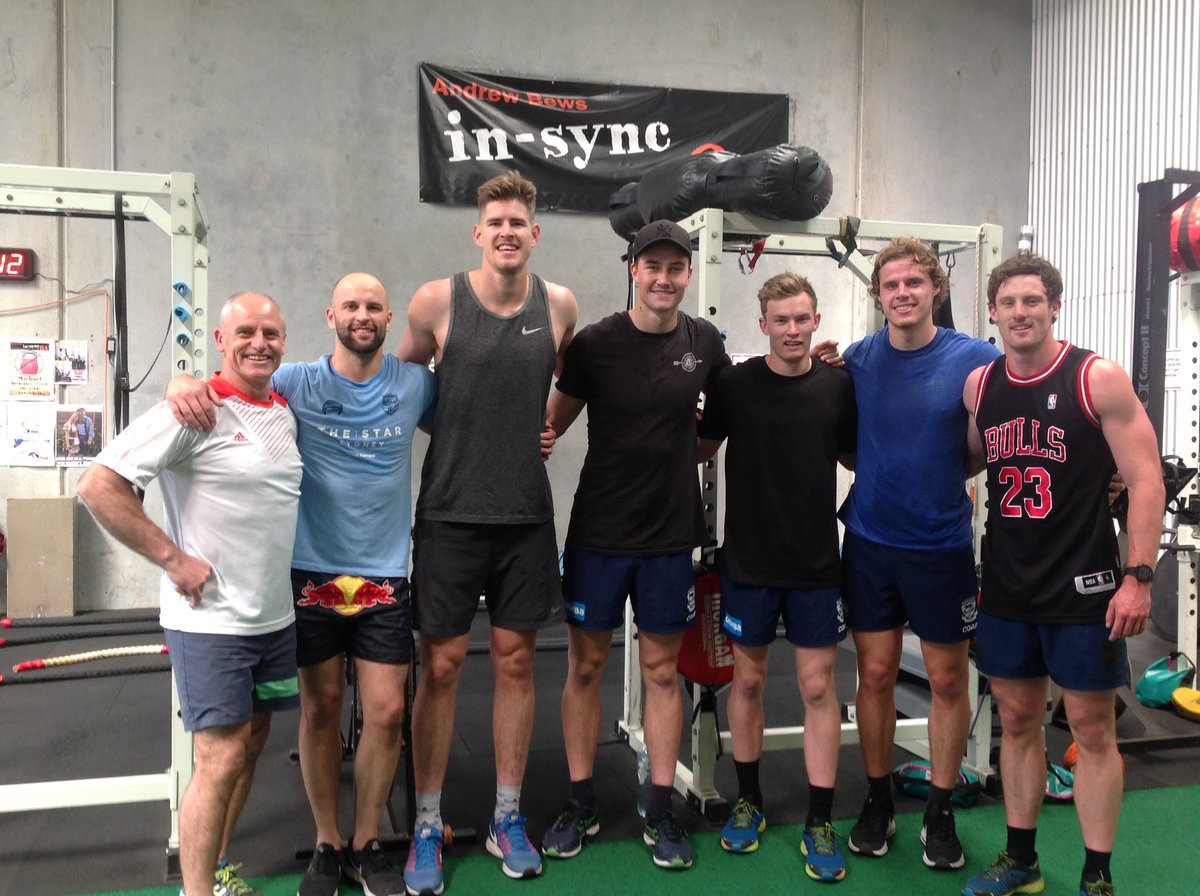 jabews's tweet photo. Great having @GeelongCats @JedBews24 in our @insyncfit gym this morning @BuddyUpStyleFit #offseason #training https://t.co/Oa3ceR3opy