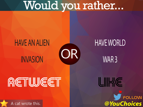 Aliens or war?