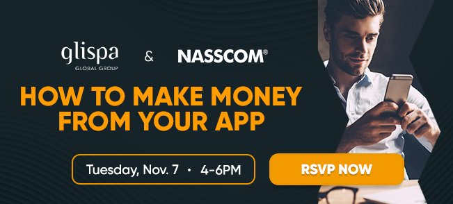 avocarrot's tweet photo. How do you make more money from your #app? RSVP for our FREE #monetization workshop in #Mumbai in Nov: https://t.co/HEsAdZEYt0 https://t.co/0FSOwbJPJB
