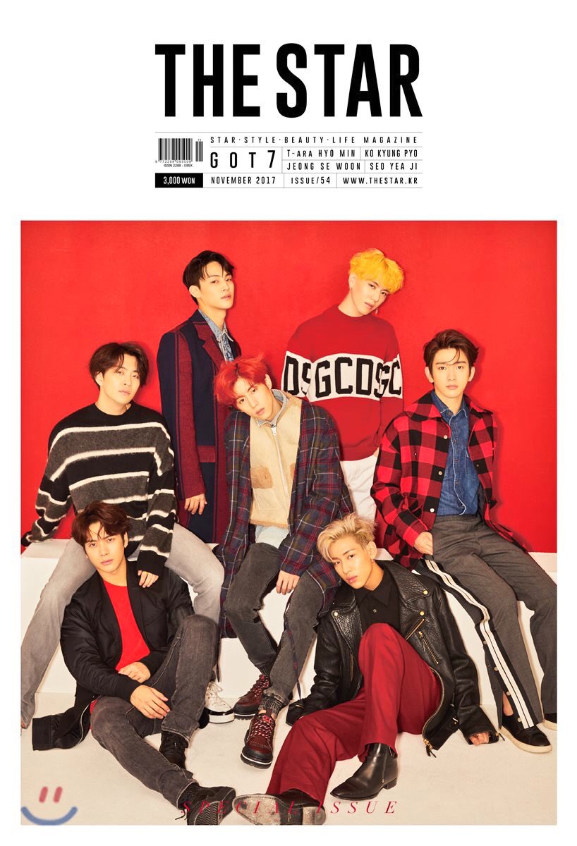 I_GOT7's tweet photo. [MAG] #GOT7 x THE STAR Magazine November release 💙💙💙

#갓세븐 #YouAre https://t.co/FKlbvh3e96