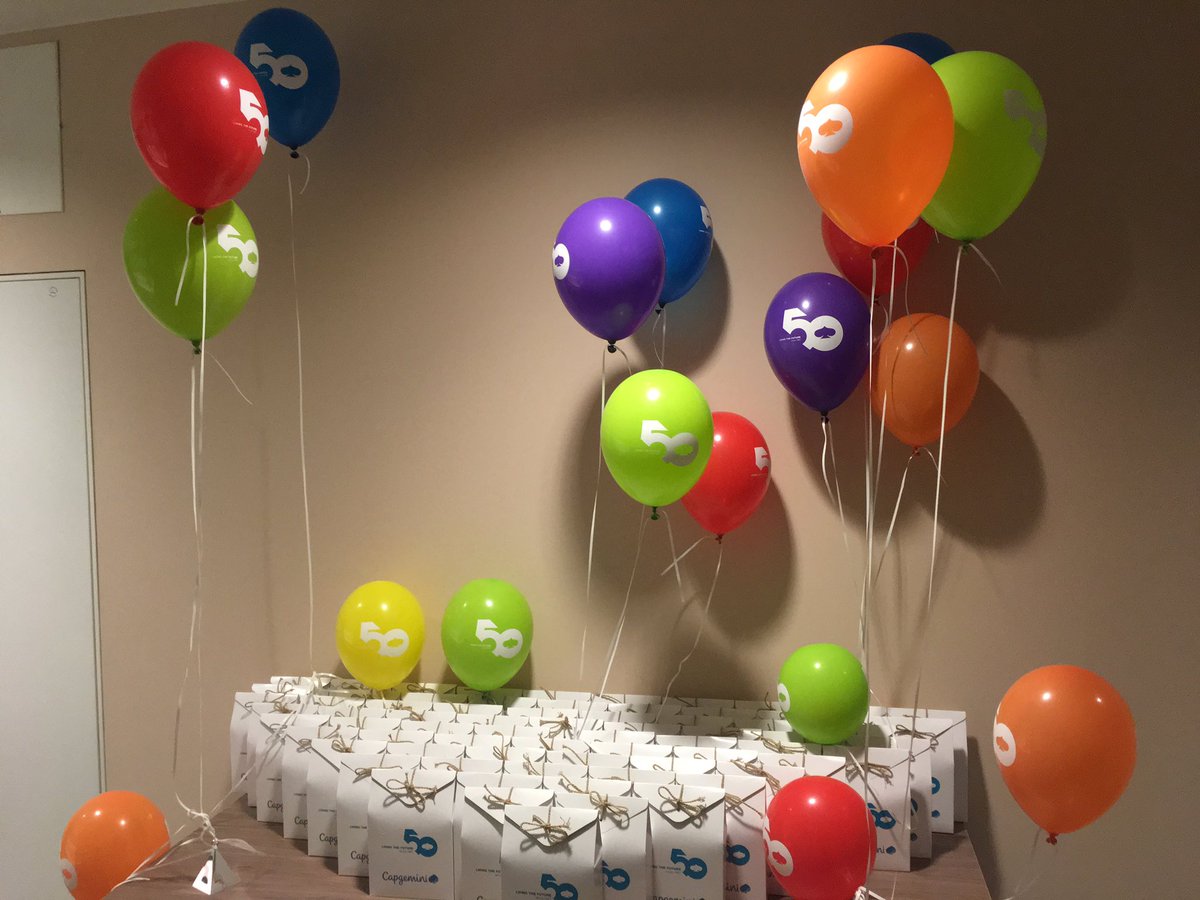 HHuettner's tweet photo. Today we celebrate #capgemi50 #capgemini #capgeminide #peoplematters #resultscount https://t.co/HBaYhaSaFZ