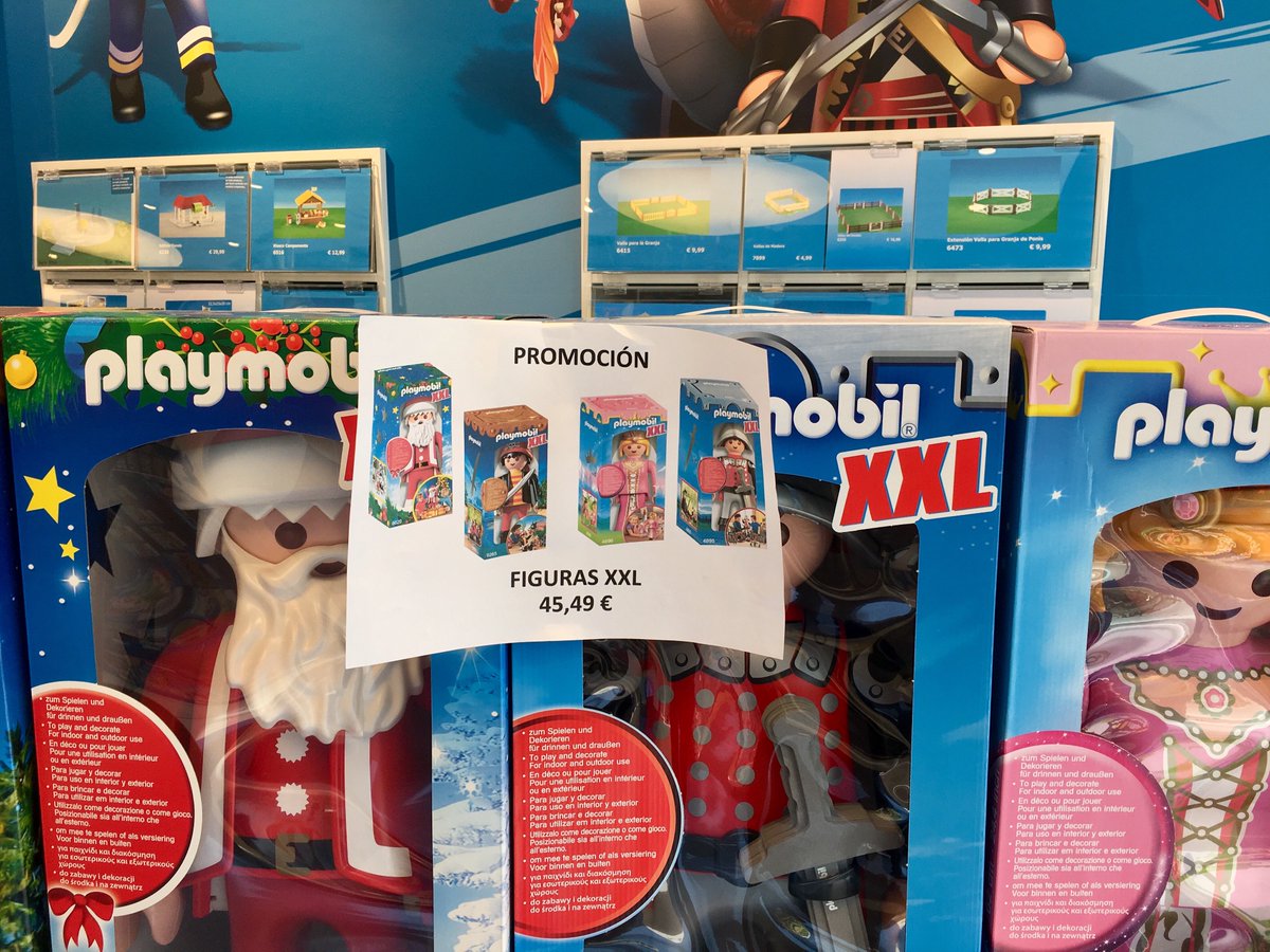 Playmoclick's tweet photo. #Playmobil XXL en promoción! FanStore Madrid. https://t.co/8hwhqzSxGu