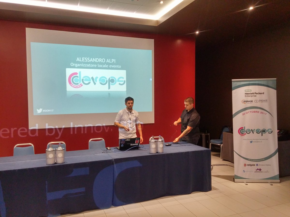 andreatondelli's tweet photo. Ready...
#doh17 #devopsheroes #devops #parma w/ @suxstellino at @hotelparmaecong https://t.co/bRtoiN0MsR