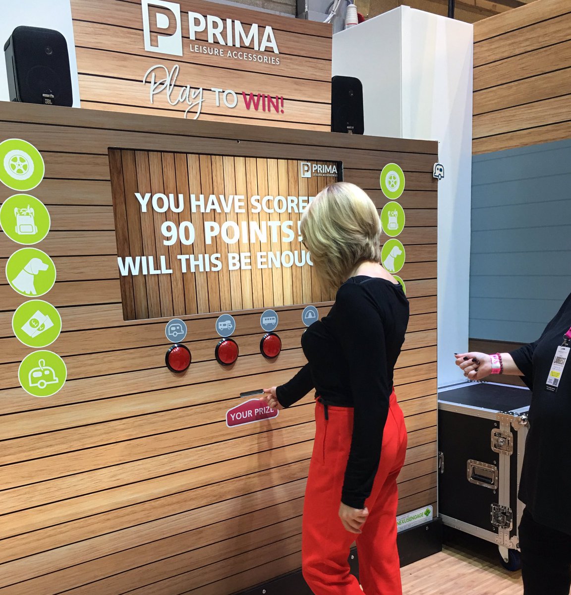 Great to see a FRED project launch at the Caravan &amp; Motorhome Show at the NEC in Birmingham. Great fun at the PRIMA Leisure PLAY TO WIN game