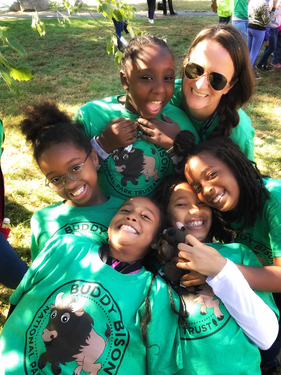 NatParkTrust's tweet photo. Today was a good day at #Canoemobile with @WSGDC and @WildernessINQ in #WashingtonDC! #BuddyBison https://t.co/bXLbE3anlC
