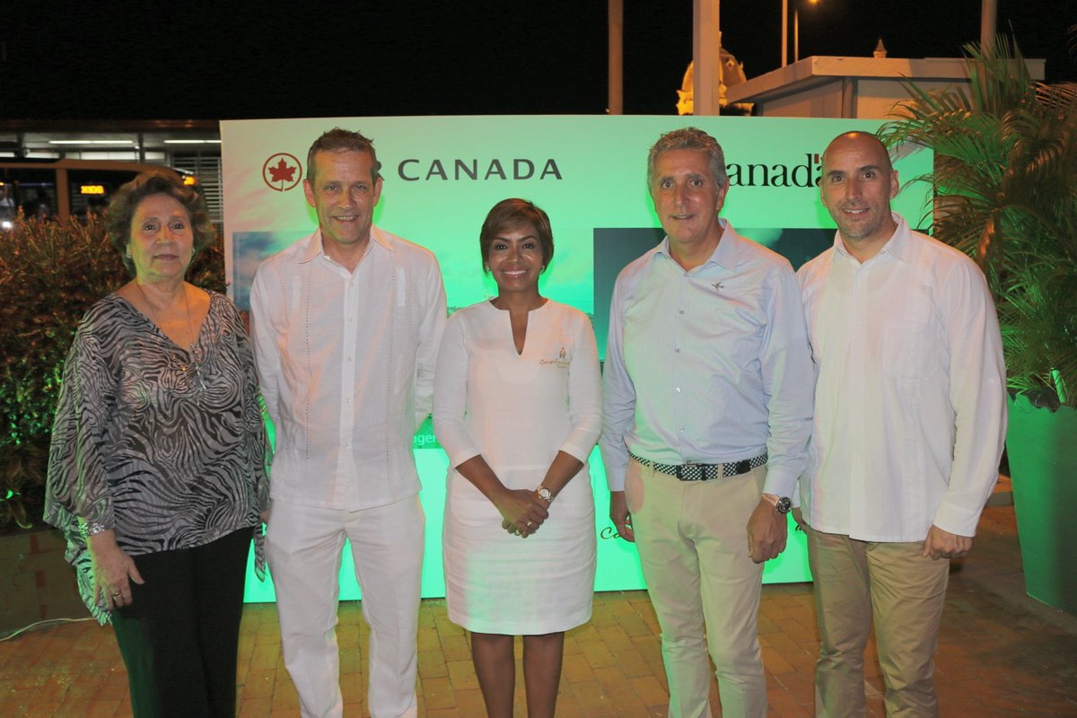 Recibimos al embajador de Canadá, Marcel Lebleu en Cartagena de Indias. Nueva ruta directa Cartagena-Toronto inicia labores en diciembre.