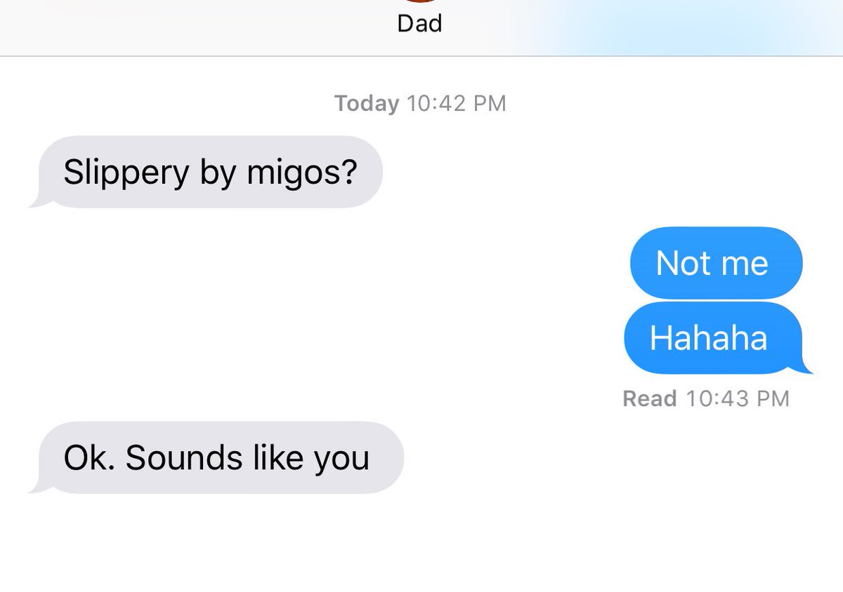 alextumay's tweet photo. My dad listens to rap radio now and texts me whenever he thinks I mixed a song. My dad has turned into my twitter mentions. 😂😂😂😂 https://t.co/9isOnIkmri