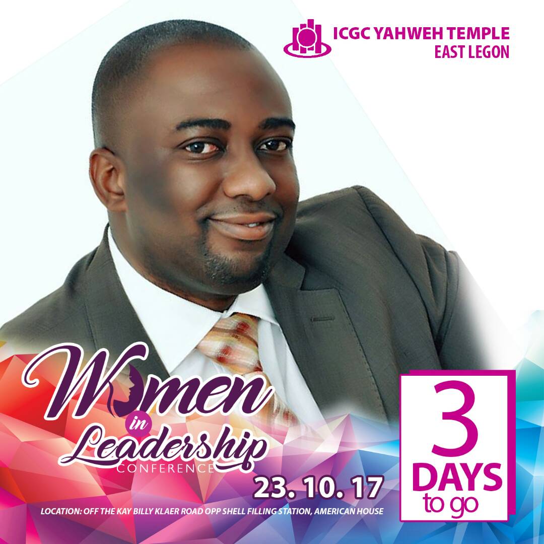 RevIsmaila's tweet photo. 4 DAYS TO MORE TO #WOMENINLEADERSHIP CONFERENCE.
PREACHING: PROPHET NANA YAW OBENG.
IT IS TIME TO RECEIVE TOTAL RESTORATION.
#WLC17 https://t.co/fBeKju9eID