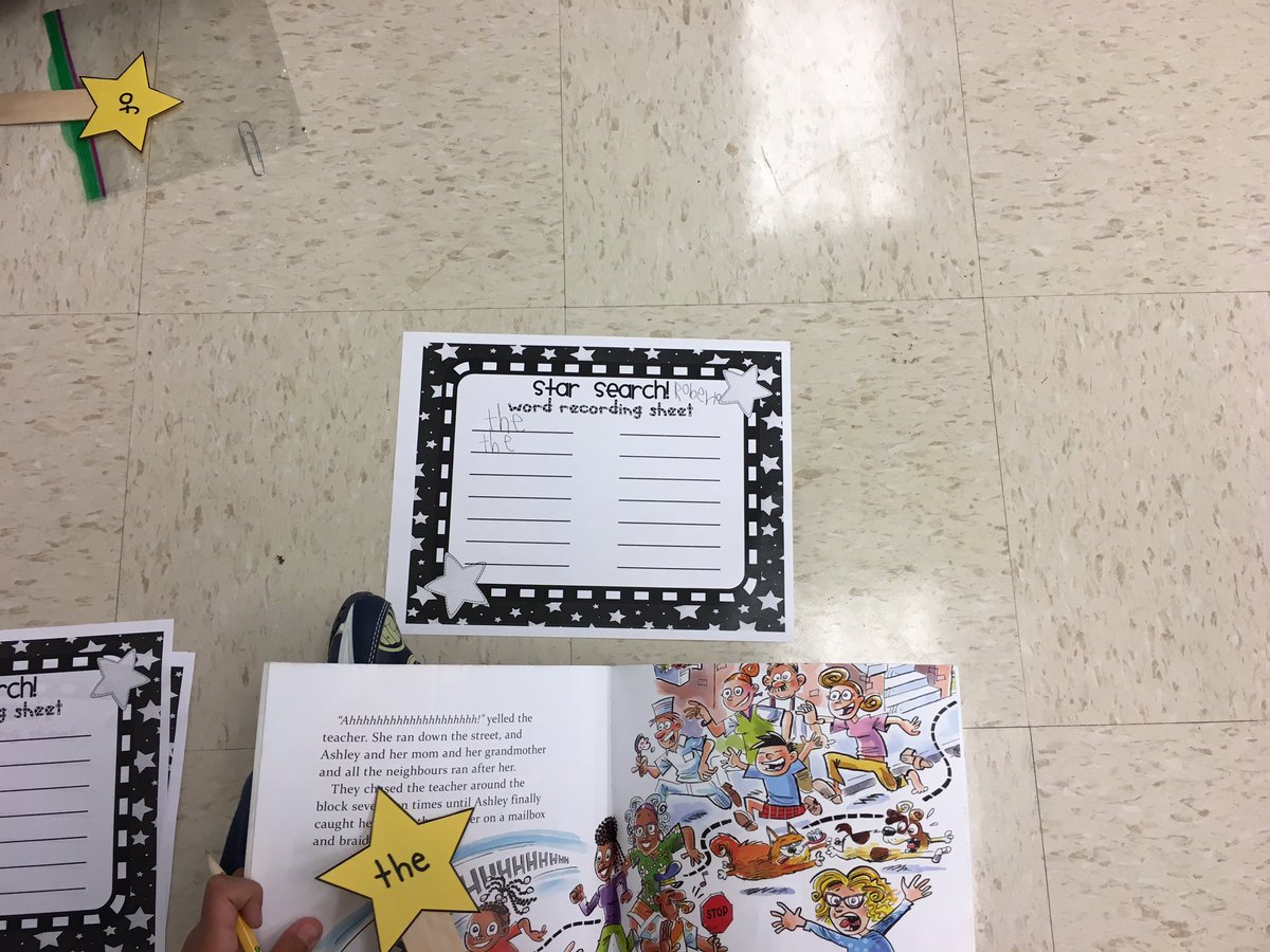 MrsSMorrish's tweet photo. Hard working word wizards using sight word wands to find sight words in our books #sd36learn #grade1 #sightwords #literacy https://t.co/O2edLpcFp9