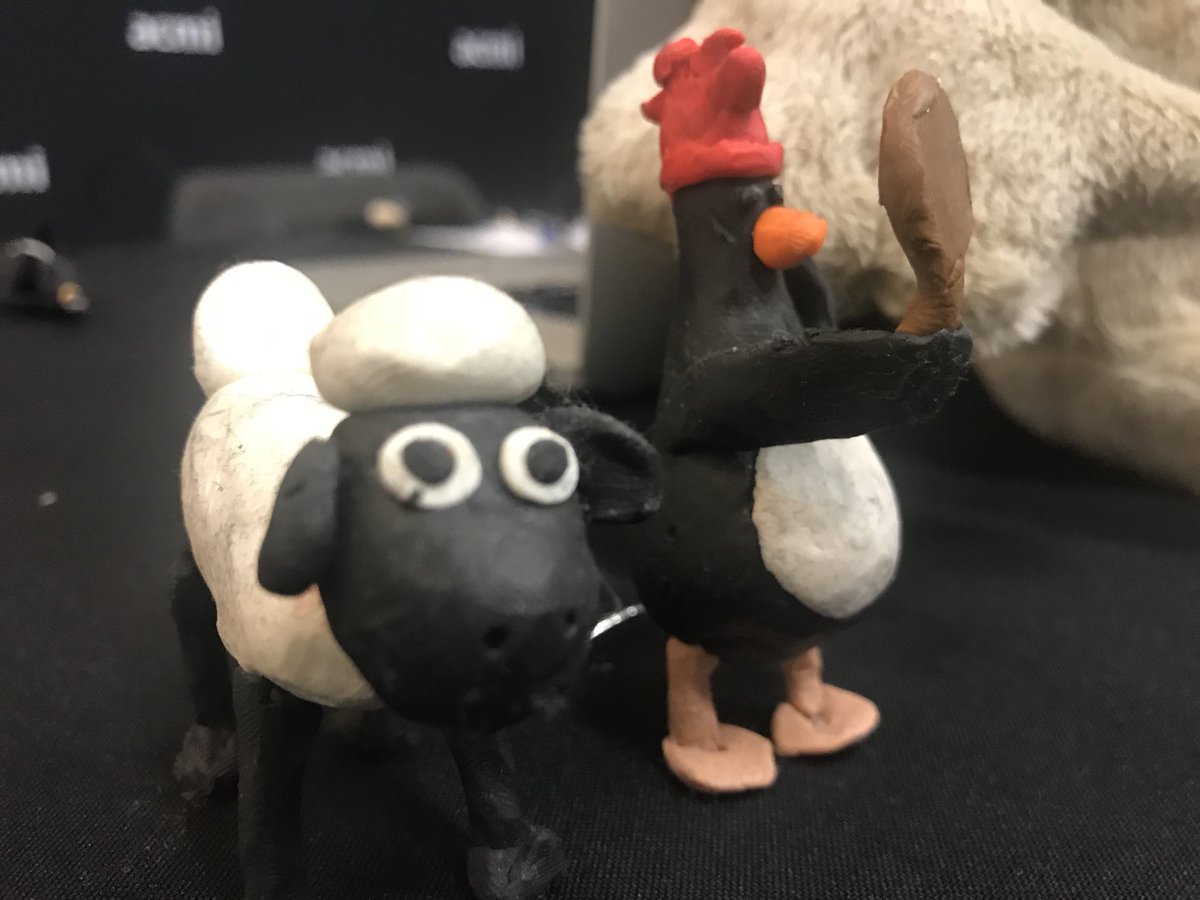 ACMI_Education's tweet photo. Just getting ready for another Meet the Makers with @aardman animator @ernyberny @ACMI @GarryWestmore @CycloneTracy1 https://t.co/q8diuO7gjk