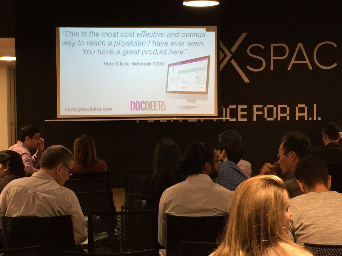 Great pitches of #healthtech startups @ the Royse HealthTech event. DocDelta is helping digital health companies to market their products