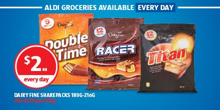 ALDIAustralia's tweet photo. Just because they’re called share packs doesn’t mean you have to share, right? Available everyday at ALDI. #Chocolate #Sharepacks https://t.co/8rNTw8F8dj