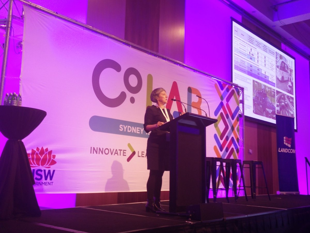 PaulineMcGuirk's tweet photo. @RobynSydney @AUSCCER #CoLab2017 presenting our AV project, with Donald McNeill WSU https://t.co/pXAZ1khzQX