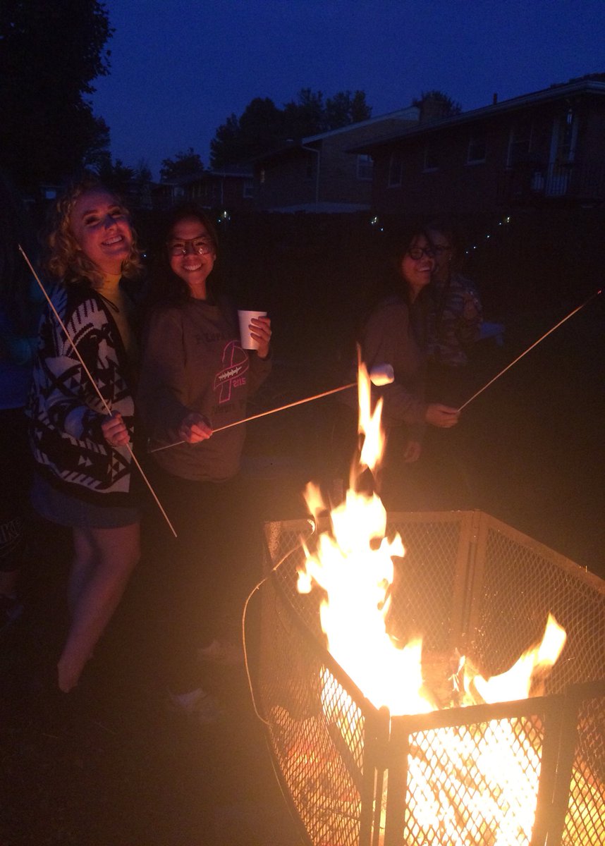 deltazetanku's tweet photo. We love spending time with our sisters, especially around a campfire 💗🔥🌲🌙 #DZKB https://t.co/oILUS0foS0