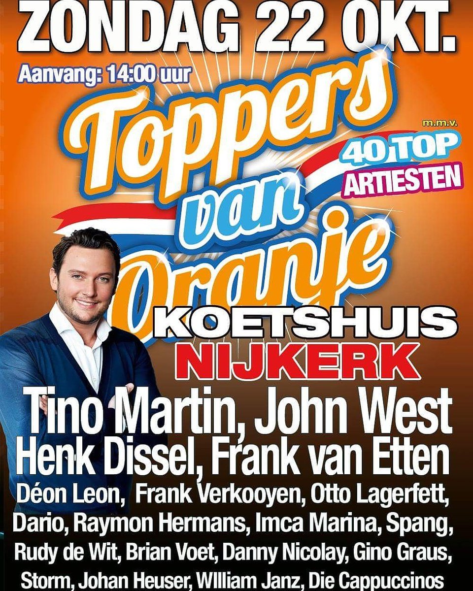 Sinds lange tijd ben ik ook weer hier te vinden op Twitter# zie ik jullie a.s. zondag bij de opnamens van TvO te Nijkerk#ZEELAND 🖒