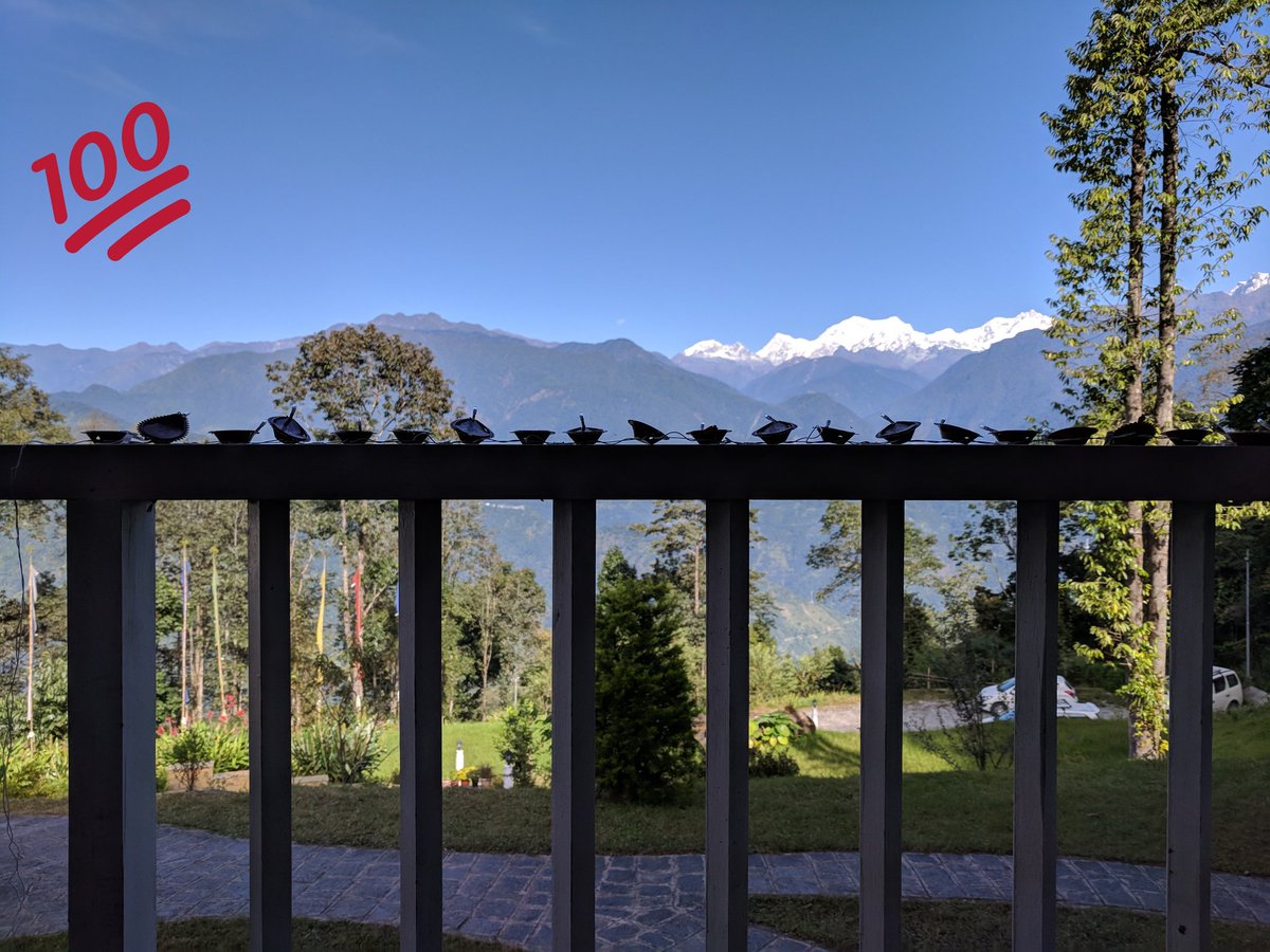 avirup_das's tweet photo. The most peaceful Diwali I've experienced in years. A very #HappyDiwali to everyone!

#Sikkim #theviewfromtheroom https://t.co/qNThEuAPS7