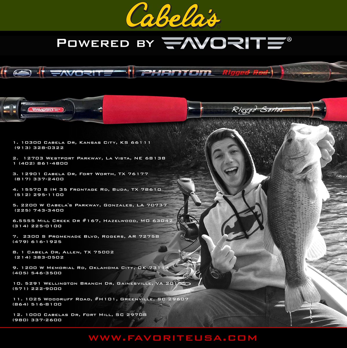 favorite rods cabela's