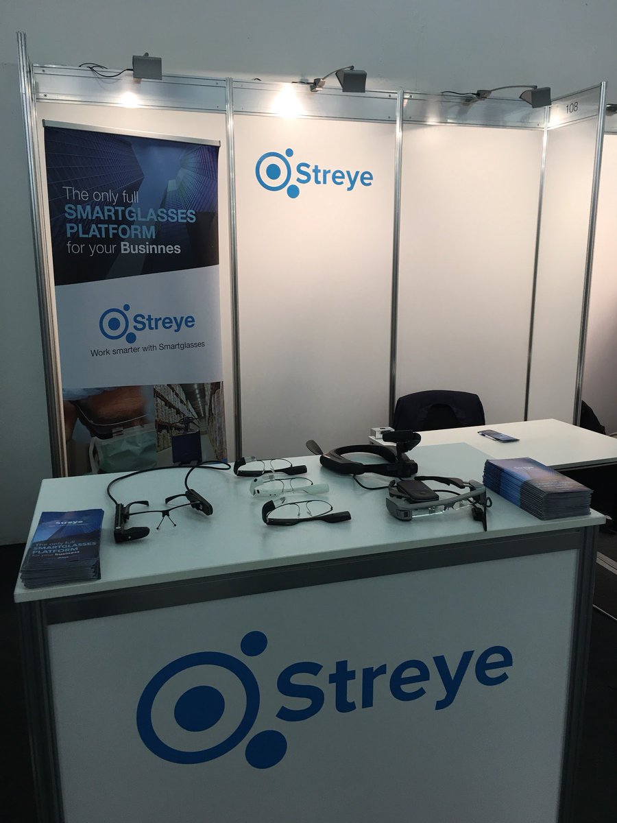 streye's tweet photo. Meet @streye @Droiders app suite for #smartglasses at @ARealityEvent Booth 108 #technology #Munich #WearableTech https://t.co/2g2gxSWCuj https://t.co/B7u75wJwXX