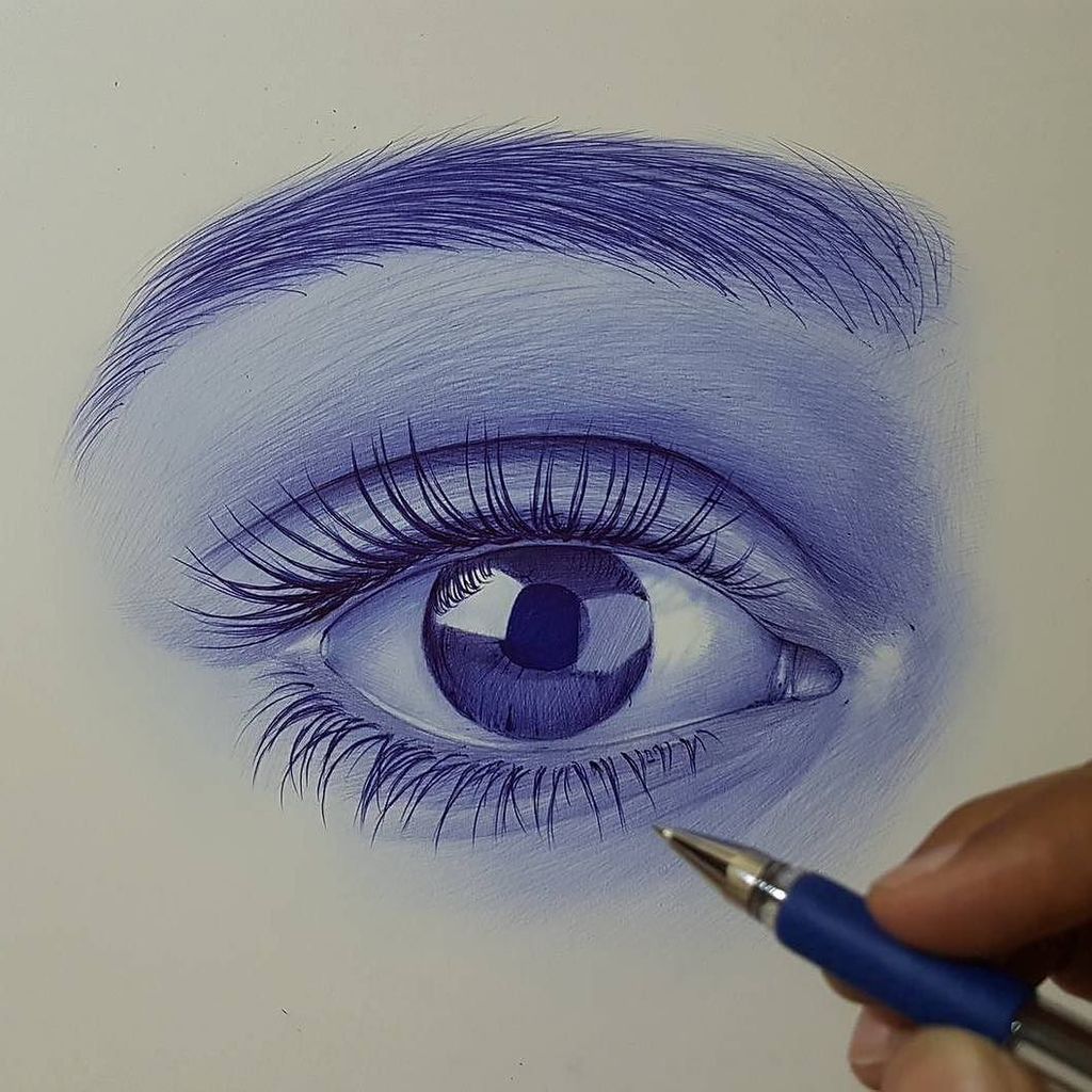 A few eye sketches I did, pen : r/sketchpad